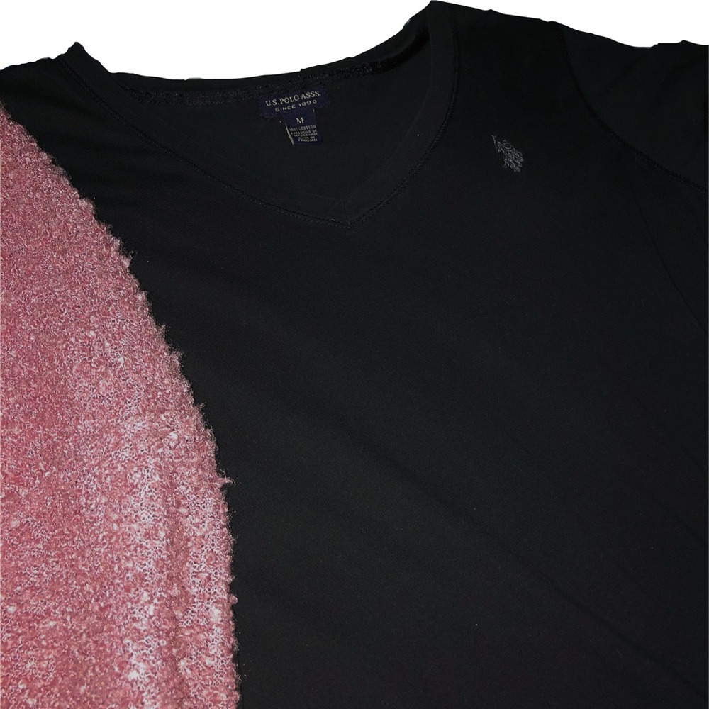 US POLO ASSN BLACK V NECK